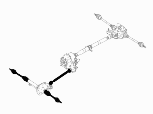 Front Axle and Driveshafts