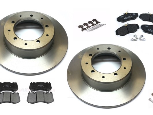 Standard Front and Rear Brake Pads and Discs